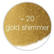 LCN ULTIMA ACRYLICS Colour Powder, Gold shimmer, 3g